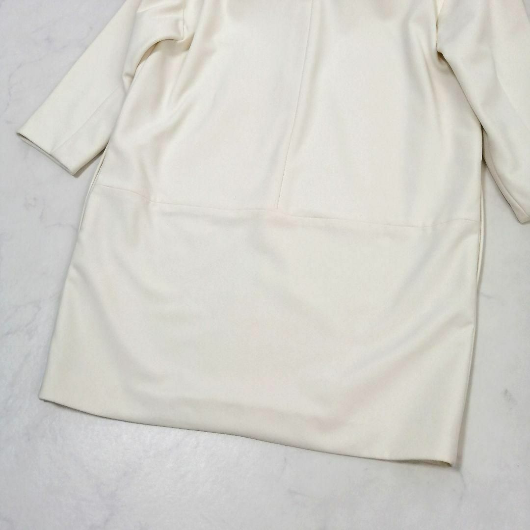 ADORE - 極美品✨ アドーア 膝丈ワンピース コクーン 白 38 美