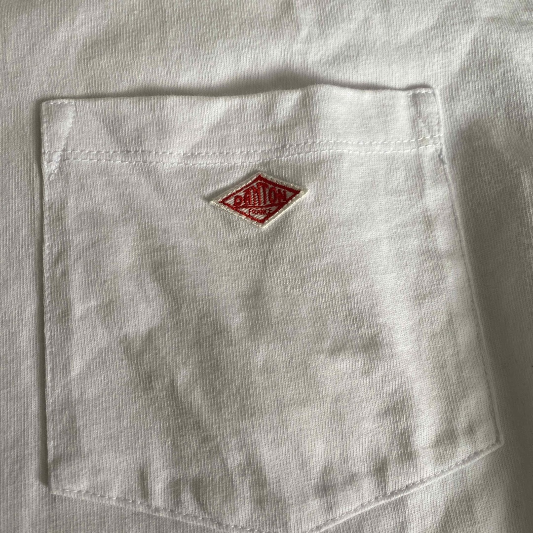DANTON(ダントン)のダントン⭐️DANTON ロングTシャツ　白　40 メンズのトップス(Tシャツ/カットソー(七分/長袖))の商品写真