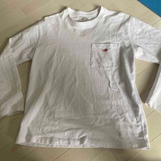 ダントン(DANTON)のダントン⭐️DANTON ロングTシャツ　白　40(Tシャツ/カットソー(七分/長袖))