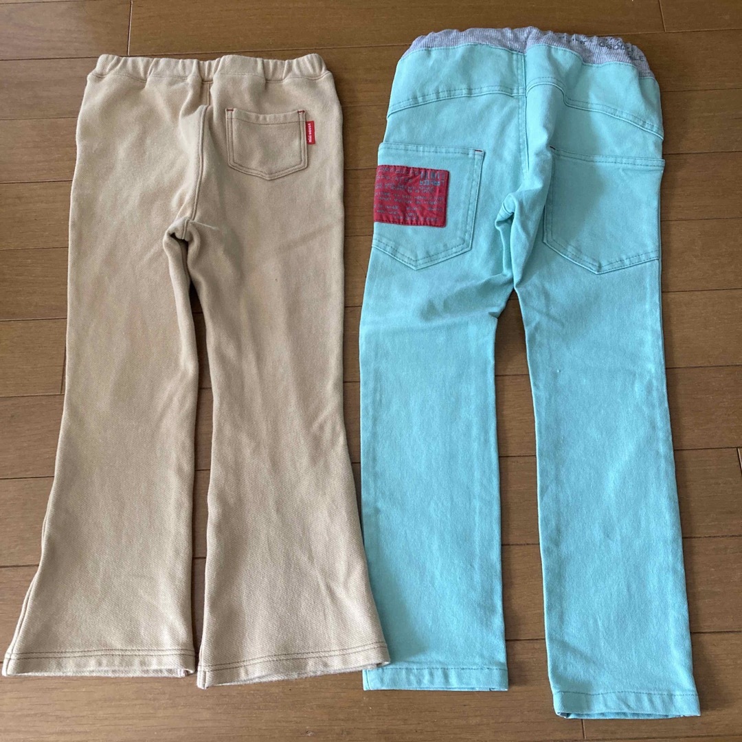 110cm 女の子 長ズボン まとめ売り 2枚セット ミキハウス