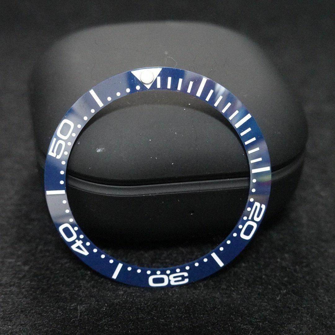 【ネイビー】セラミック ベゼルインサート 38ミリ SEIKO MOD メンズの時計(腕時計(アナログ))の商品写真