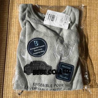 ベベ(BeBe)の【新品未着用】BeBe140男の子用　薄手裏起毛トレーナーとコーデュロイパンツ(Tシャツ/カットソー)