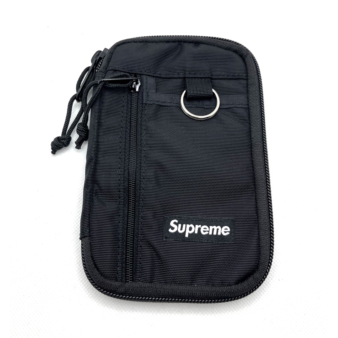 新品 19aw Supreme Small Zip Pouch BLACK