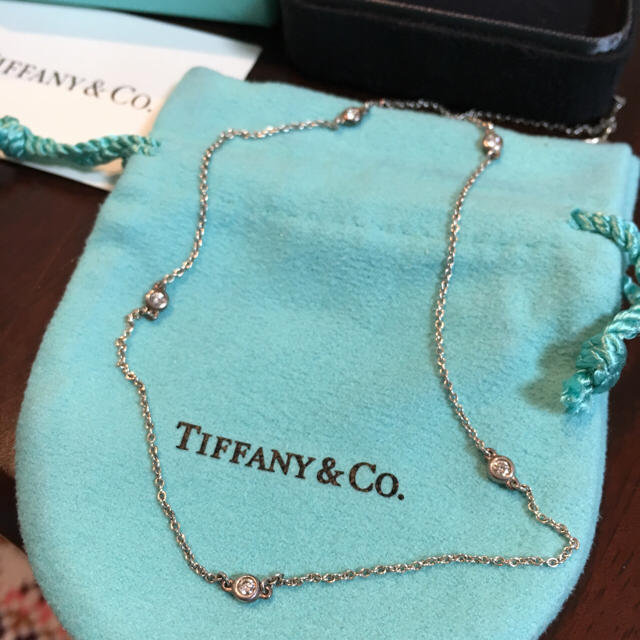 Tiffany & Co. - ティファニー バイザヤード 5P ダイヤモンド ネックレス