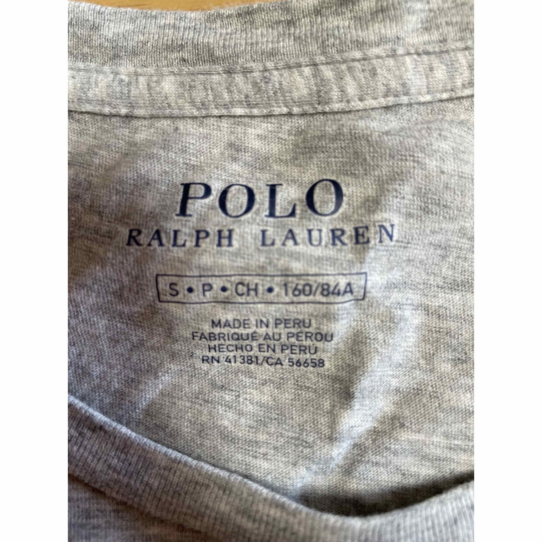 Ralph Lauren(ラルフローレン)のラルフローレン　Tシャツ　半袖　グレー　ビッグポニー　キッズ160 レディースのトップス(Tシャツ(半袖/袖なし))の商品写真