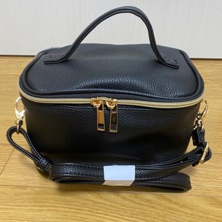 ♥︎黒合皮ポーチ♥︎ショルダーバック♥︎新品未使用(ポーチ)