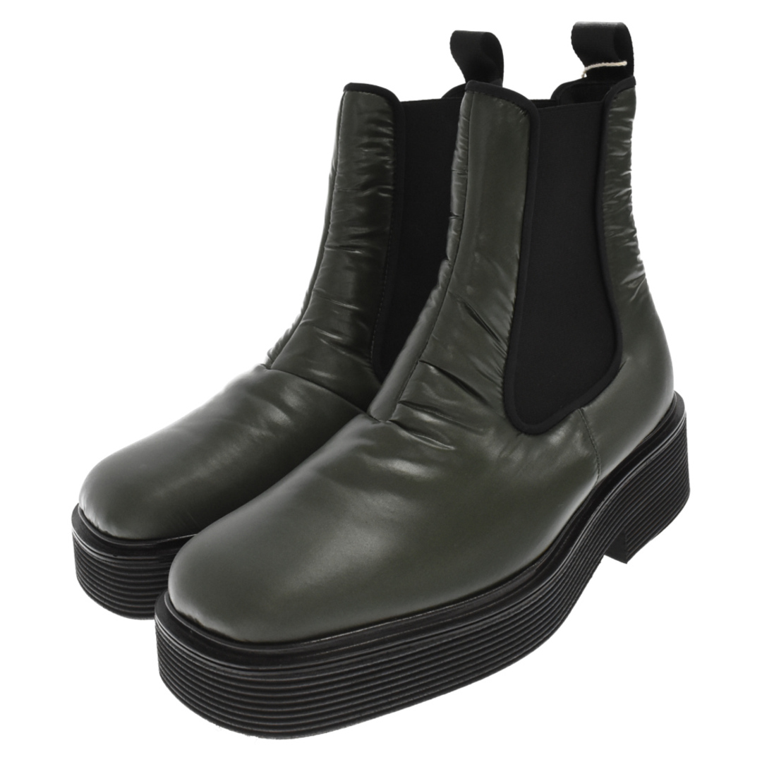 MARNI マルニ Padded Chelsea Boots パデット チェルシー ブーツ カーキ TCMR004403