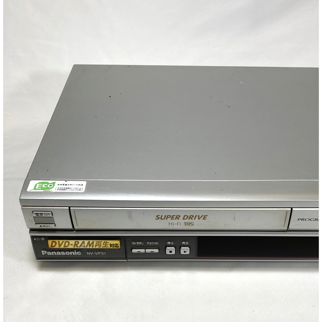 Panasonic(パナソニック)の【整備済】Panasonic ビデオデッキ NV-VP31 VHSのみ スマホ/家電/カメラのテレビ/映像機器(その他)の商品写真