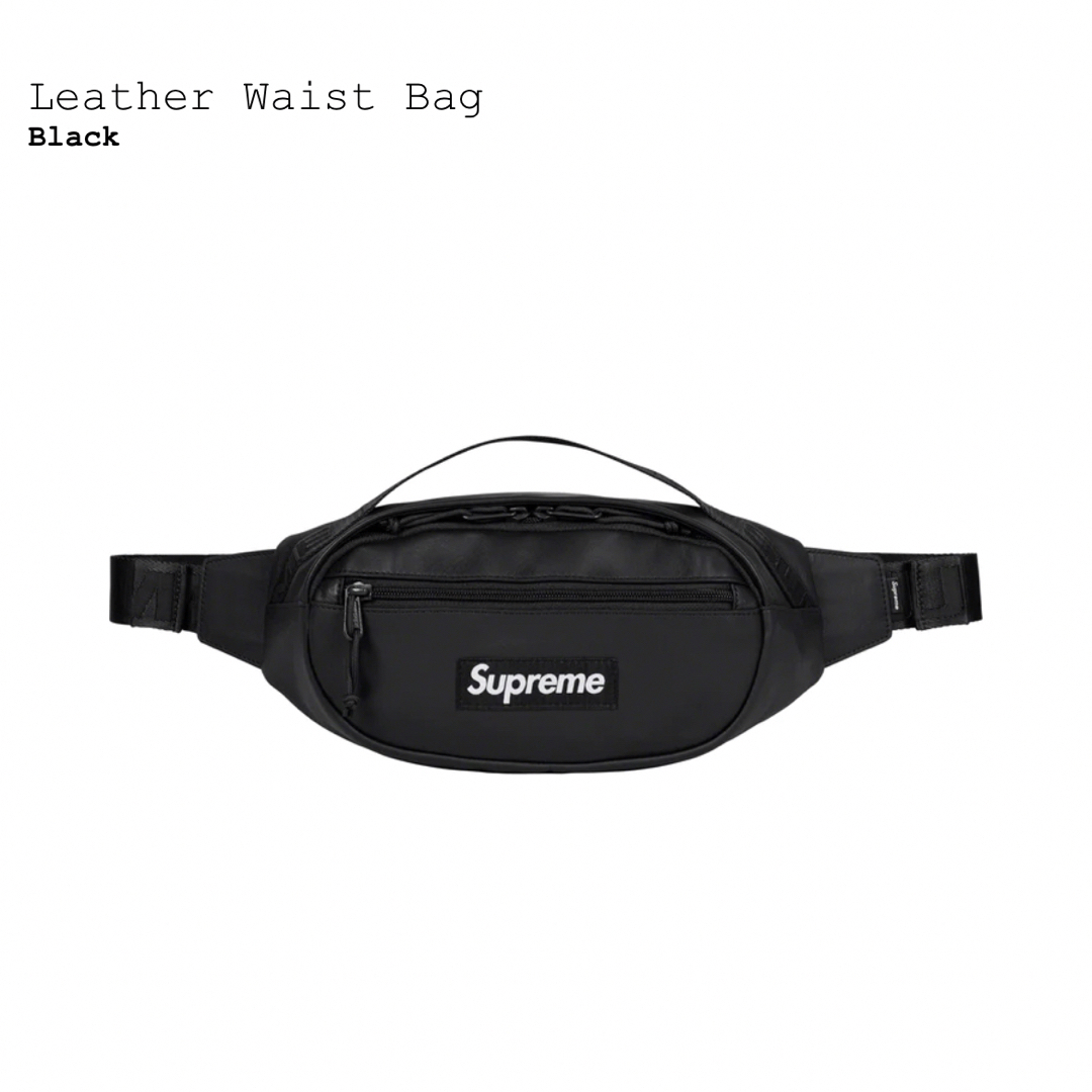 Supreme Leather Waist Bag