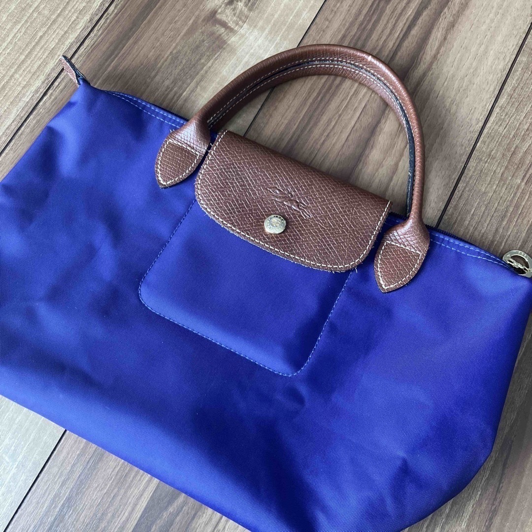 LONGCHAMP(ロンシャン)のロンシャン  ミニ　プリアージュ S ナイロンバッグ　レザー レディースのバッグ(トートバッグ)の商品写真