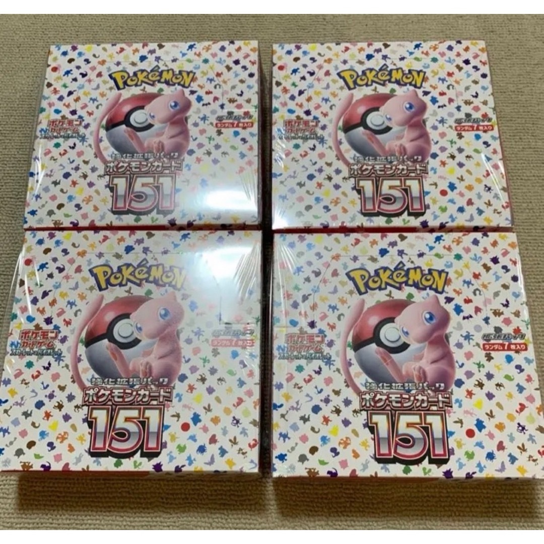 ポケモン - ポケモンカード 151 4BOX シュリンク付きの通販 by