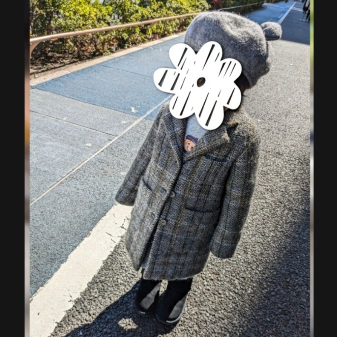 Bonpoint(ボンポワン)のBonpoint　コート　4a キッズ/ベビー/マタニティのキッズ服女の子用(90cm~)(コート)の商品写真