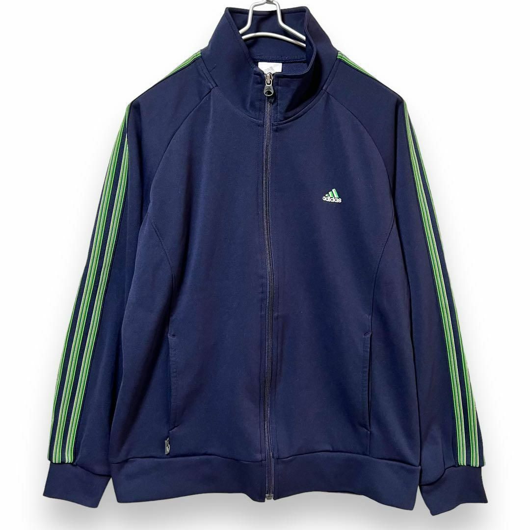 adidas アディダス 美品 トラックジャケット ブランドロゴ スポーツウェア