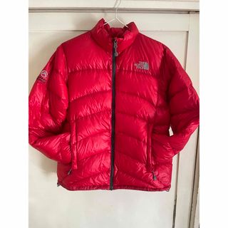 ノースフェイス(THE NORTH FACE) ダウンジャケット(レッド/赤色系)の