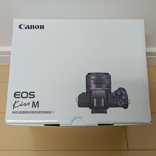 Canon  EOS KISS M Wズームキット WH 白(ミラーレス一眼)