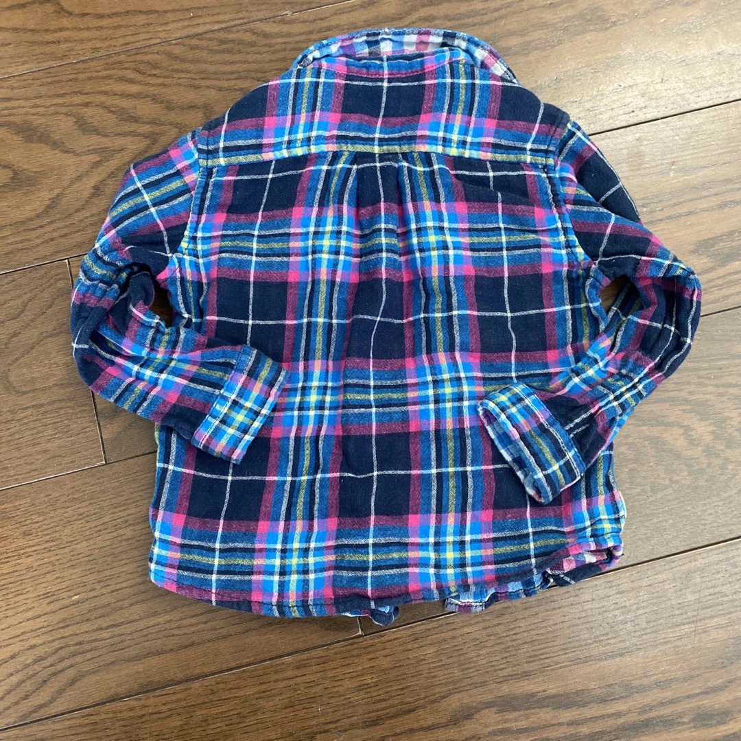 mikihouse(ミキハウス)のミキハウス　リバーシブル　シャツ キッズ/ベビー/マタニティのキッズ服男の子用(90cm~)(ブラウス)の商品写真