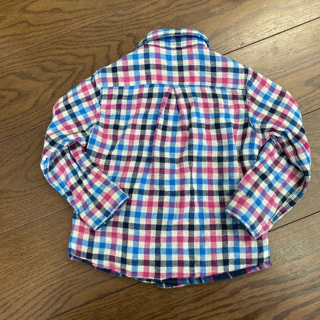 mikihouse(ミキハウス)のミキハウス　リバーシブル　シャツ キッズ/ベビー/マタニティのキッズ服男の子用(90cm~)(ブラウス)の商品写真