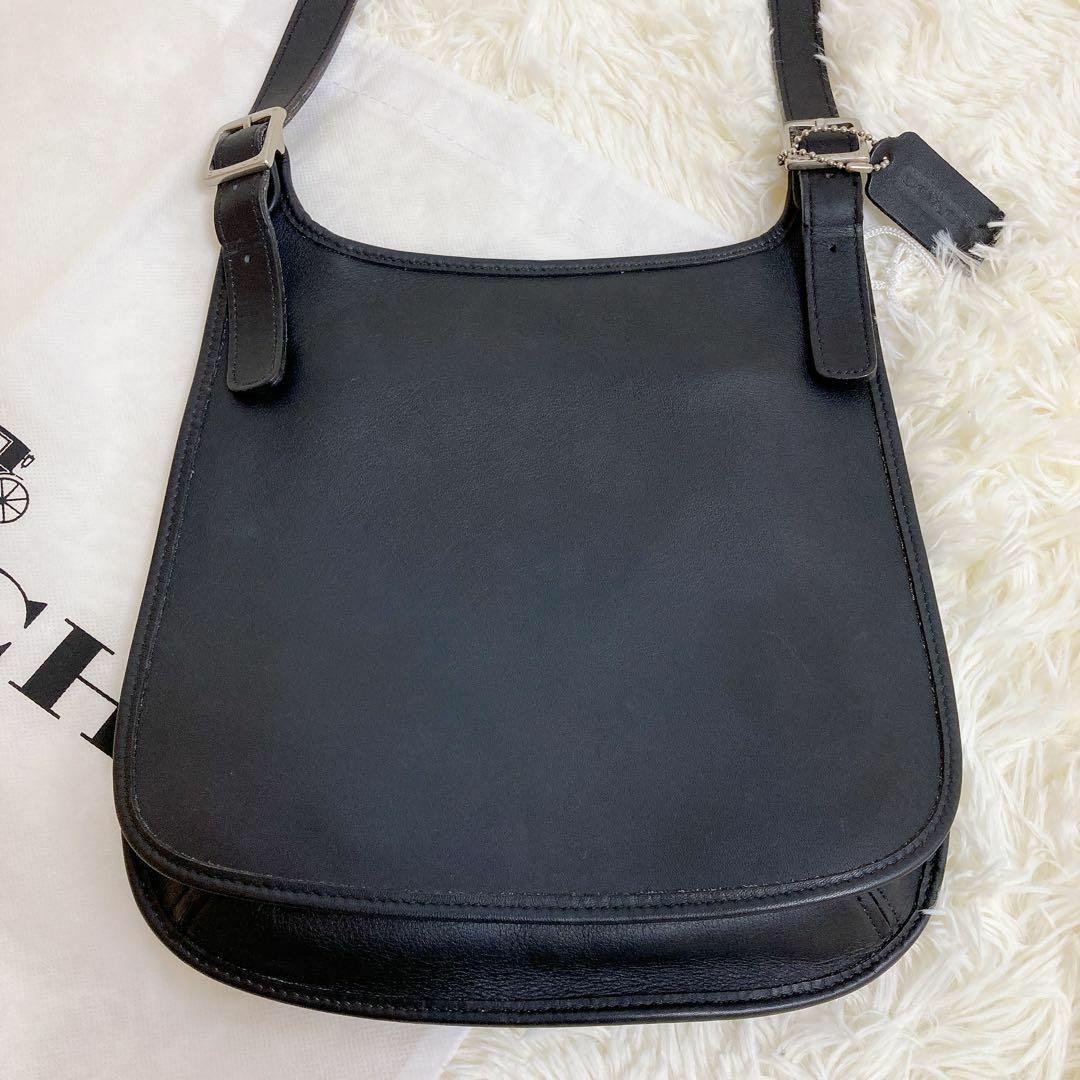 オールドコーチ ショルダーバッグ MINI BAG 黒 チャーム グラブタン