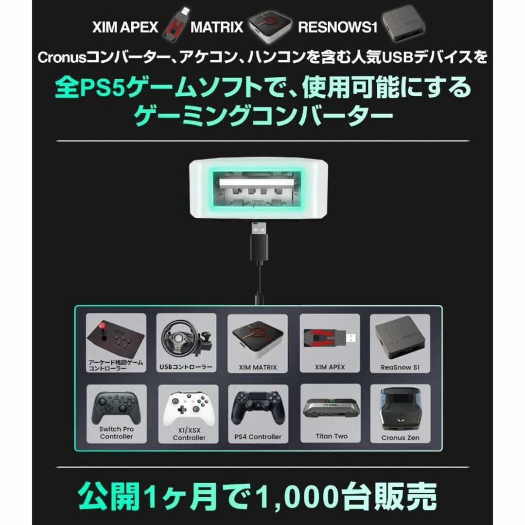 PlayStation - PS5リモートプレイ不要！Besavior U5 USB型コンバータ