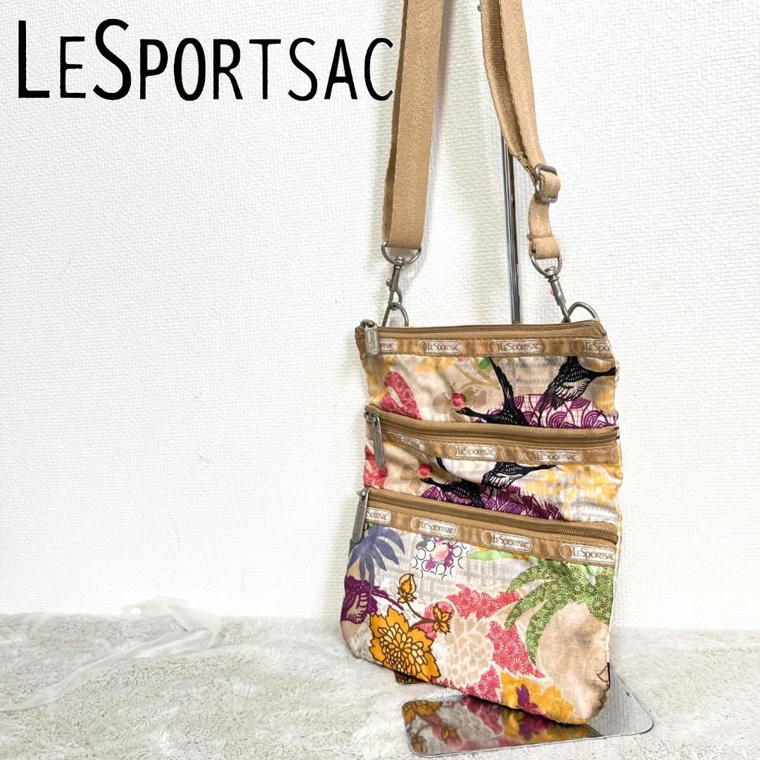 LeSportsac(レスポートサック)のレア✨LeSportsacレスポートサックショルダーバッグハンドバッグ花柄 レディースのバッグ(ショルダーバッグ)の商品写真