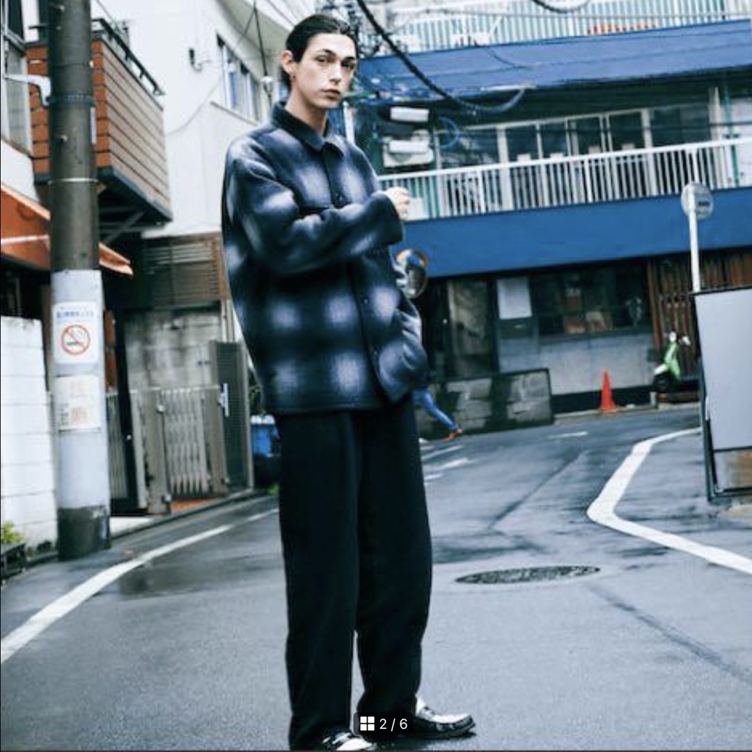 Supreme Shadow Plaid Fleece Shirt L-