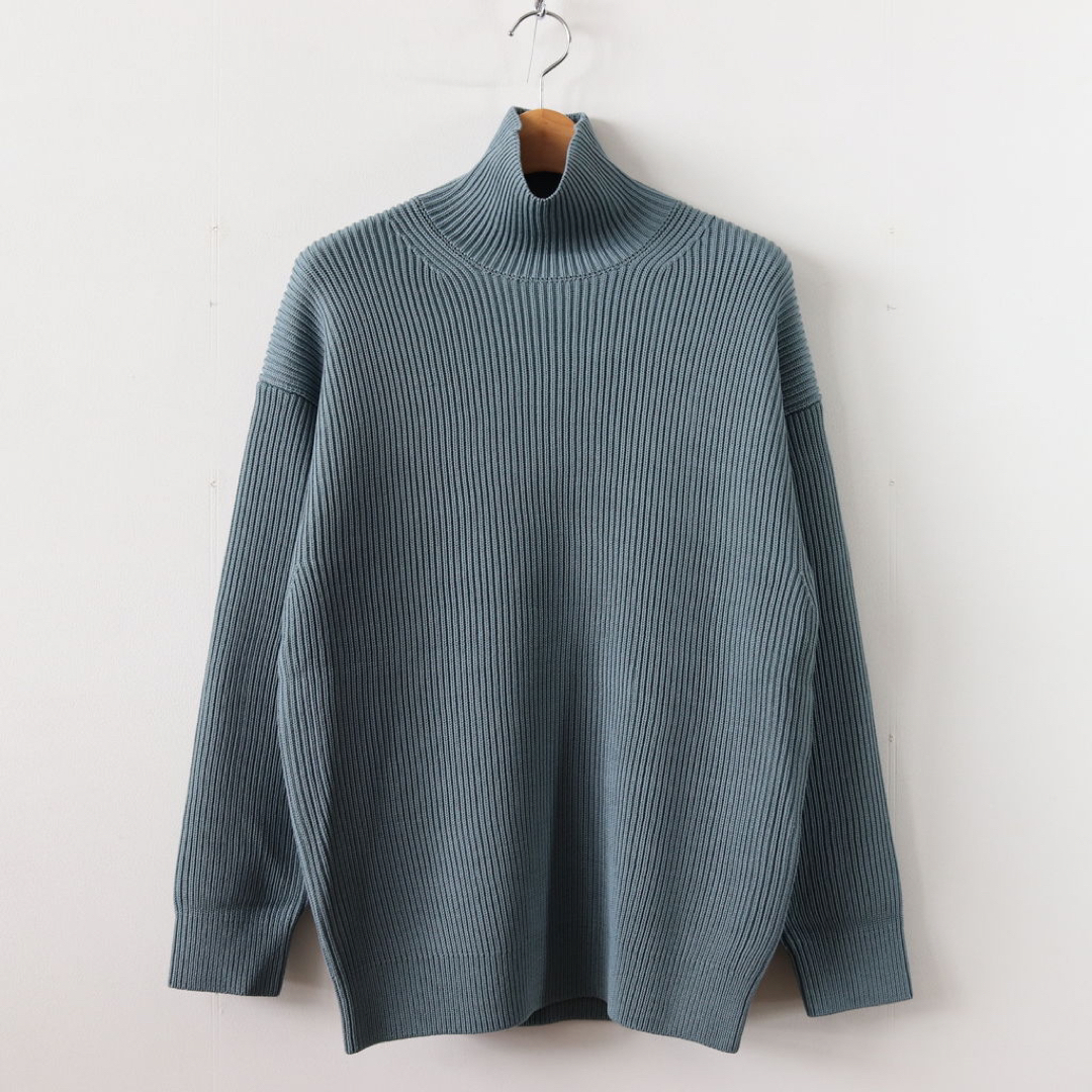 【名作】AURALEE SUPER FINE WOOL RIB KNIT