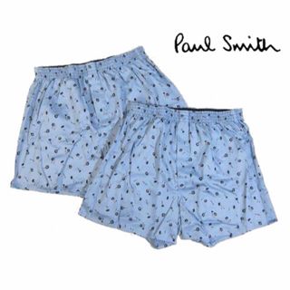 ポールスミス(Paul Smith)の【ポールスミス/Paul Smith】メンズトランクス・M・サックス系×2枚(トランクス)