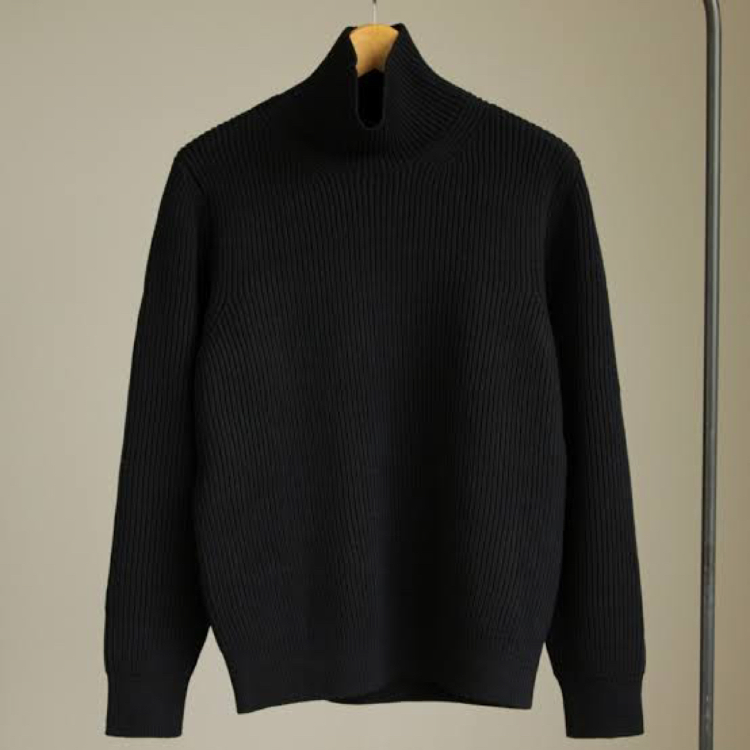 AURALEE SUPER FINE WOOL RIB KNIT約52cm身幅