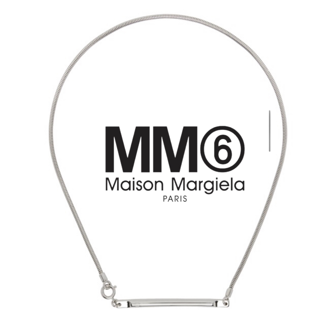 新品⭐️MM6 Maison Margiela ネックレス バー & チェーンネックレス