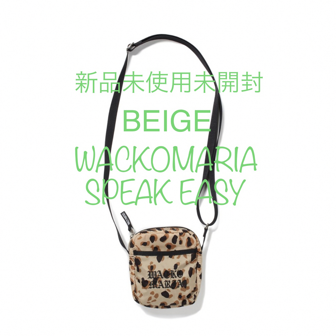 WACKO MARIA(ワコマリア)のWACKOMARIA SPEAK EASY SHOULDER BAGショルダー メンズのバッグ(ショルダーバッグ)の商品写真