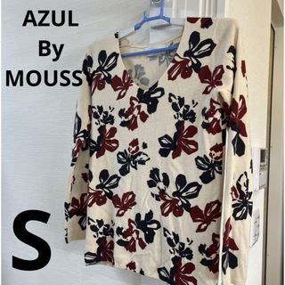 アズールバイマウジー(AZUL by moussy)のAZUL 薄めニット S(ニット/セーター)