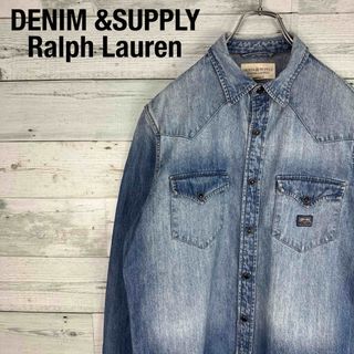 値下げ！【新品】DENIM \u0026 SUPPLY (デニム\u0026サプライ) デニムシャツ