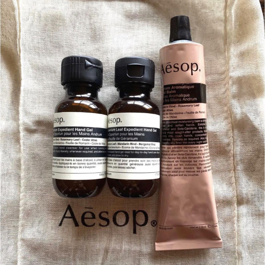 Aesop - イソップ ハンドクリーム、ハンドジェルセットの通販 by ayaka ...