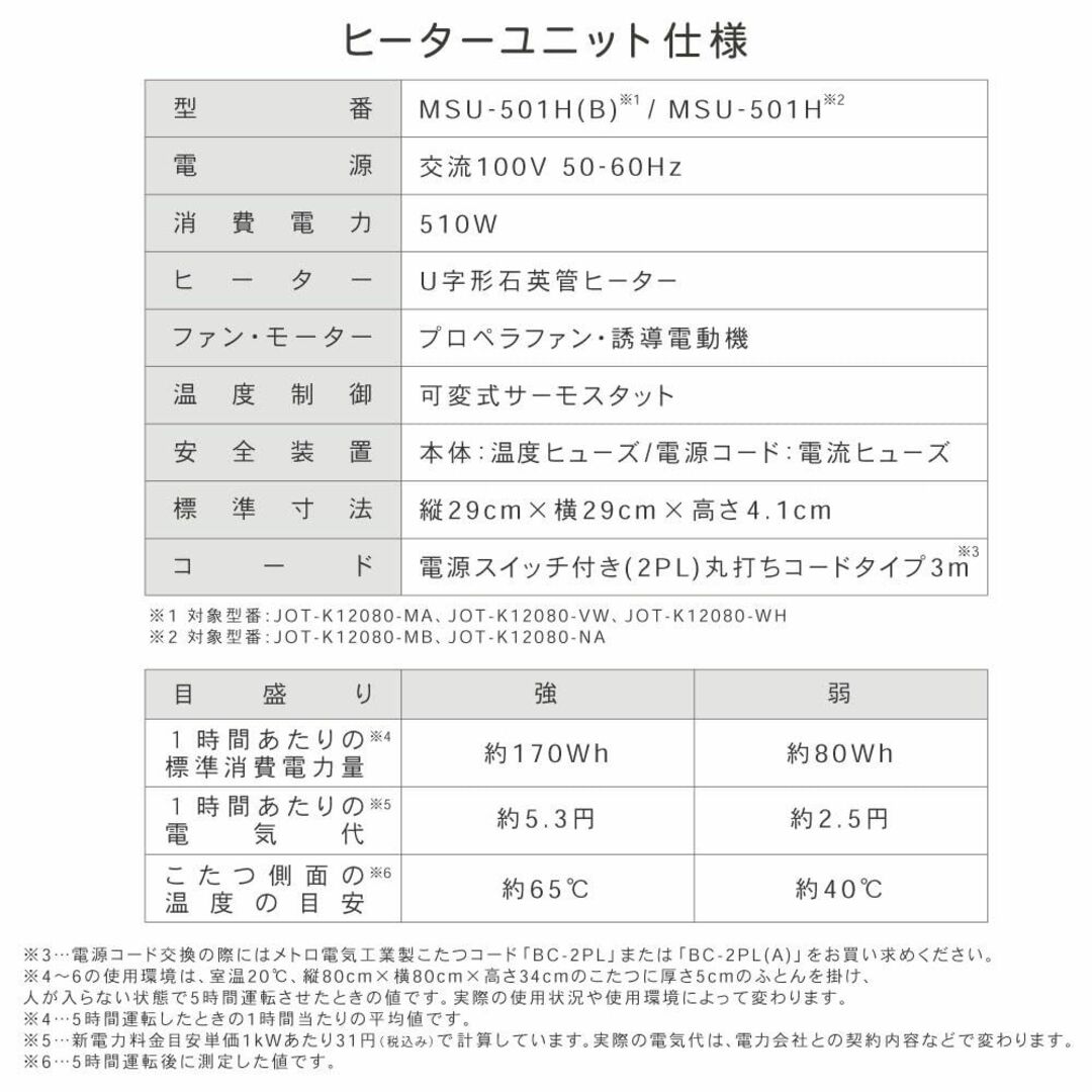 【色: ナチュラル】こたつ テーブル おしゃれ 長方形 120 80 こたつ机