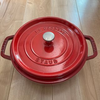 ストウブ(STAUB)のSTAUB ココットラウンド　シャロー　チェリー(その他)