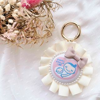 【再販】マタニティロゼット♡マタニティマーク♡ナチュラル♡かわいい(その他)