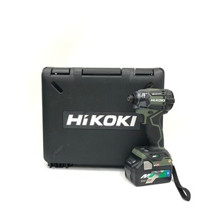 ▼▼HiKOKI ハイコーキ 36Vインパクトドライバ WH36DC グリーン 充電池2個・ケース付(その他)