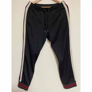 GUCCIテクニカルジャージー パンツ BLACK M 黒-
