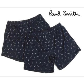 ポールスミス(Paul Smith)の【ポールスミス/Paul Smith】メンズニットトランクス・M・ネイビー×2枚(トランクス)