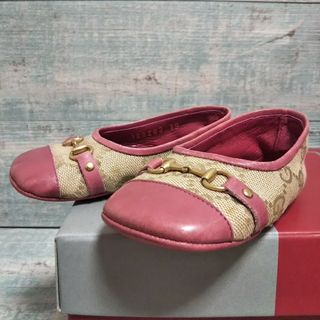 グッチ(Gucci)の希少  GUCCI  GGキャンバス  ホースビット  スリッポン(フラットシューズ)