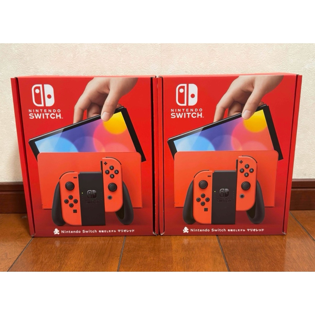 新品未使用 Nintendo Switch(有機ELモデル) マリオレッド