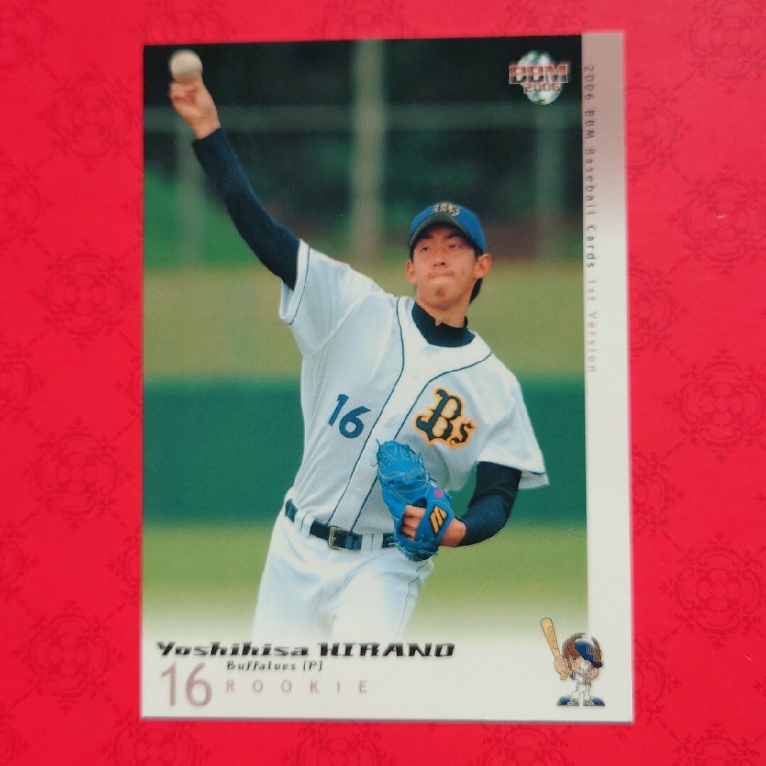 オリックス・バファローズ(オリックスバファローズ)のプロ野球カード 平野佳寿投手2006 エンタメ/ホビーのテーブルゲーム/ホビー(野球/サッカーゲーム)の商品写真