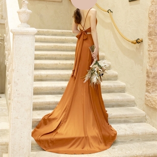 ウェディングドレス（オレンジ/橙色系）の通販 600点以上（レディース