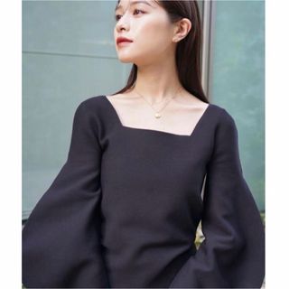 アニュアンス(ánuans)のCocoon Sleeve Wholegarment knit(ニット/セーター)