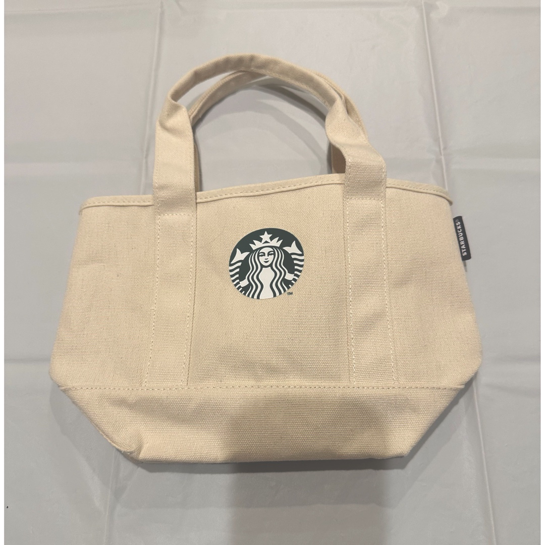 Starbucks Coffee(スターバックスコーヒー)の【未使用】スタバ　ミニ　トートバッグ レディースのバッグ(トートバッグ)の商品写真