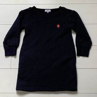 ユナイテッドアローズグリーンレーベルリラクシング(UNITED ARROWS green label relaxing)のグリーンレーベルリラクシング ニットワンピース 紺色 115㎝(ワンピース)