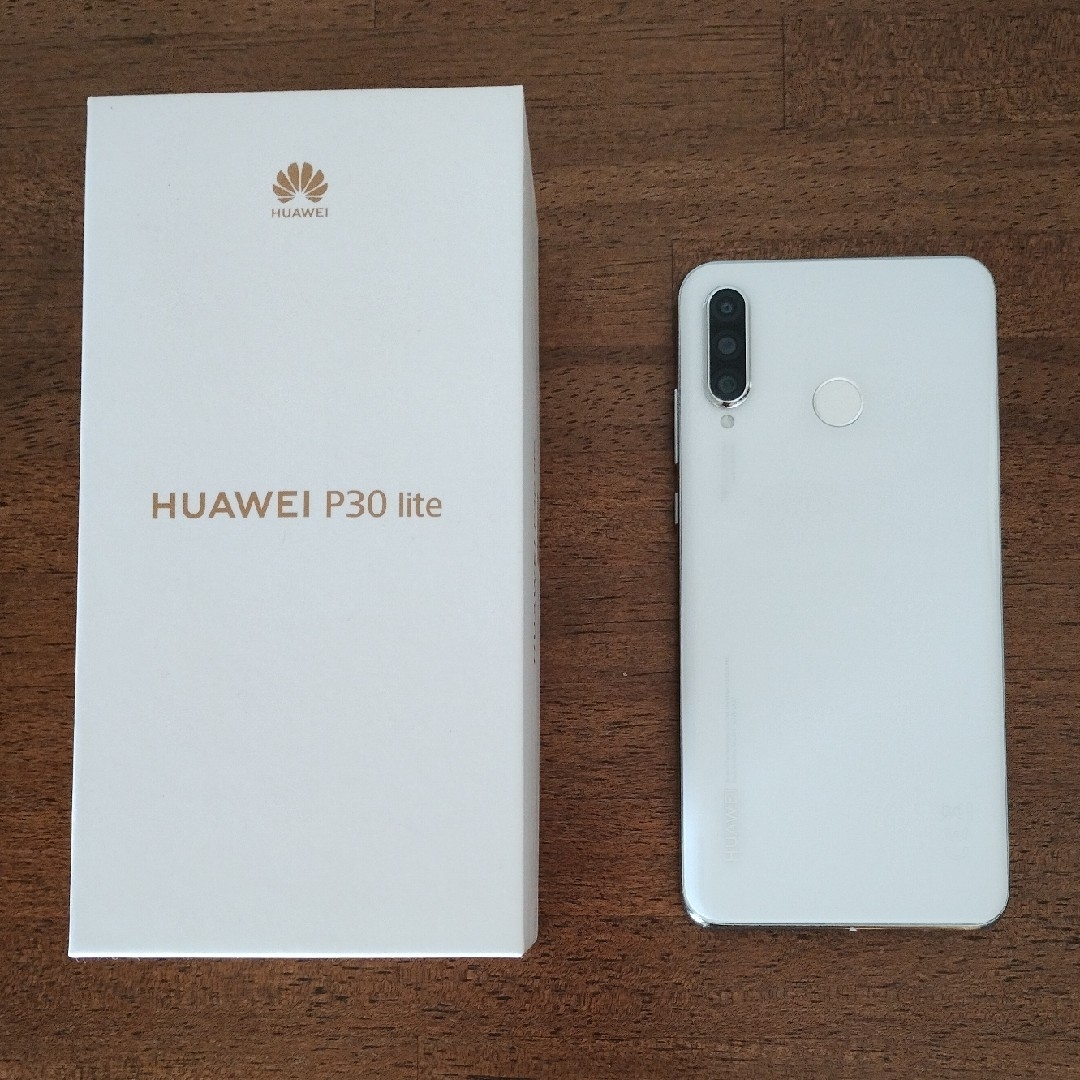 Huawei p30 lite ホワイト