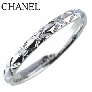 シャネル(CHANEL)のシャネル マトラッセ ダイヤ リング スモール #56 3PD PT950 J2821 保証書(2011年) CHANEL【14327】(リング(指輪))