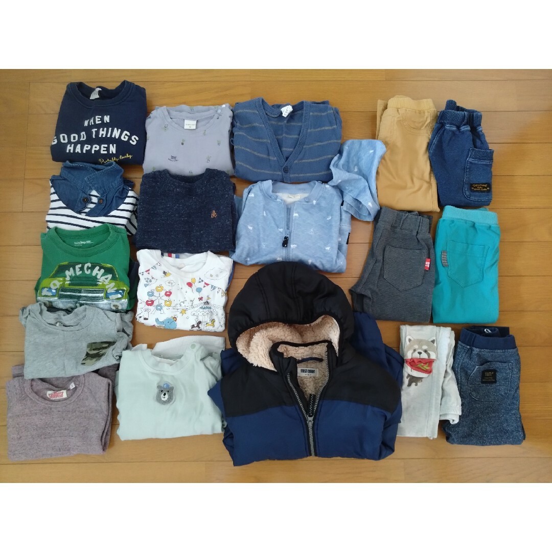 まとめ売り　18点　95 男の子　アウター　長袖　ズボン キッズ/ベビー/マタニティのキッズ服男の子用(90cm~)(Tシャツ/カットソー)の商品写真