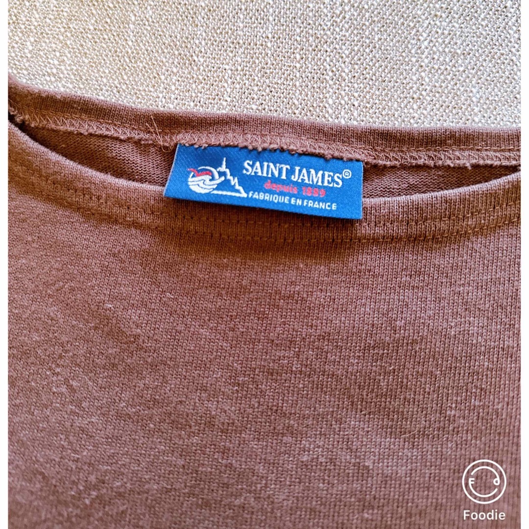 SAINT JAMES(セントジェームス)のSAINT JAMES カットソー ロンＴ チョコレート色 レディースのトップス(カットソー(長袖/七分))の商品写真